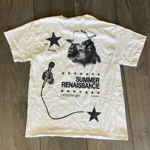 Official Beyoncé Renaissance World Tour 2023 White T-Shirt